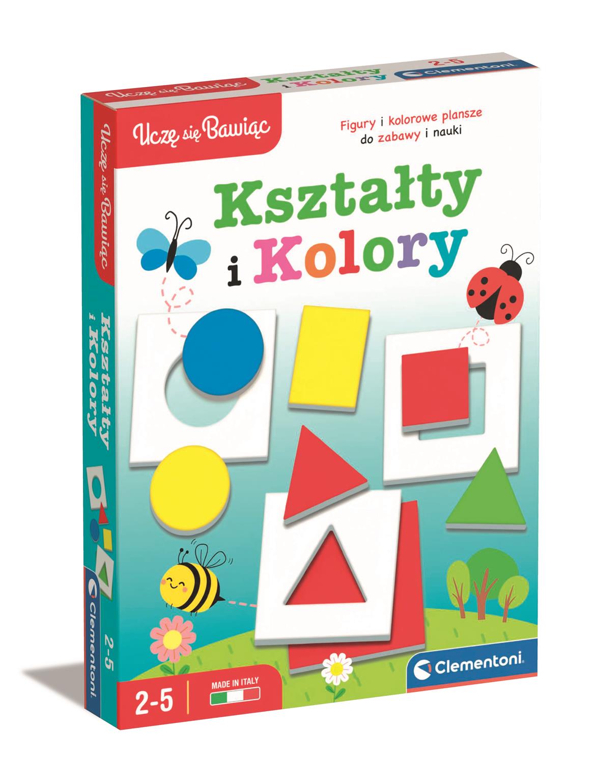 Gra edukacyjna Kształty i Kolory – Uczę się bawić z Clementoni