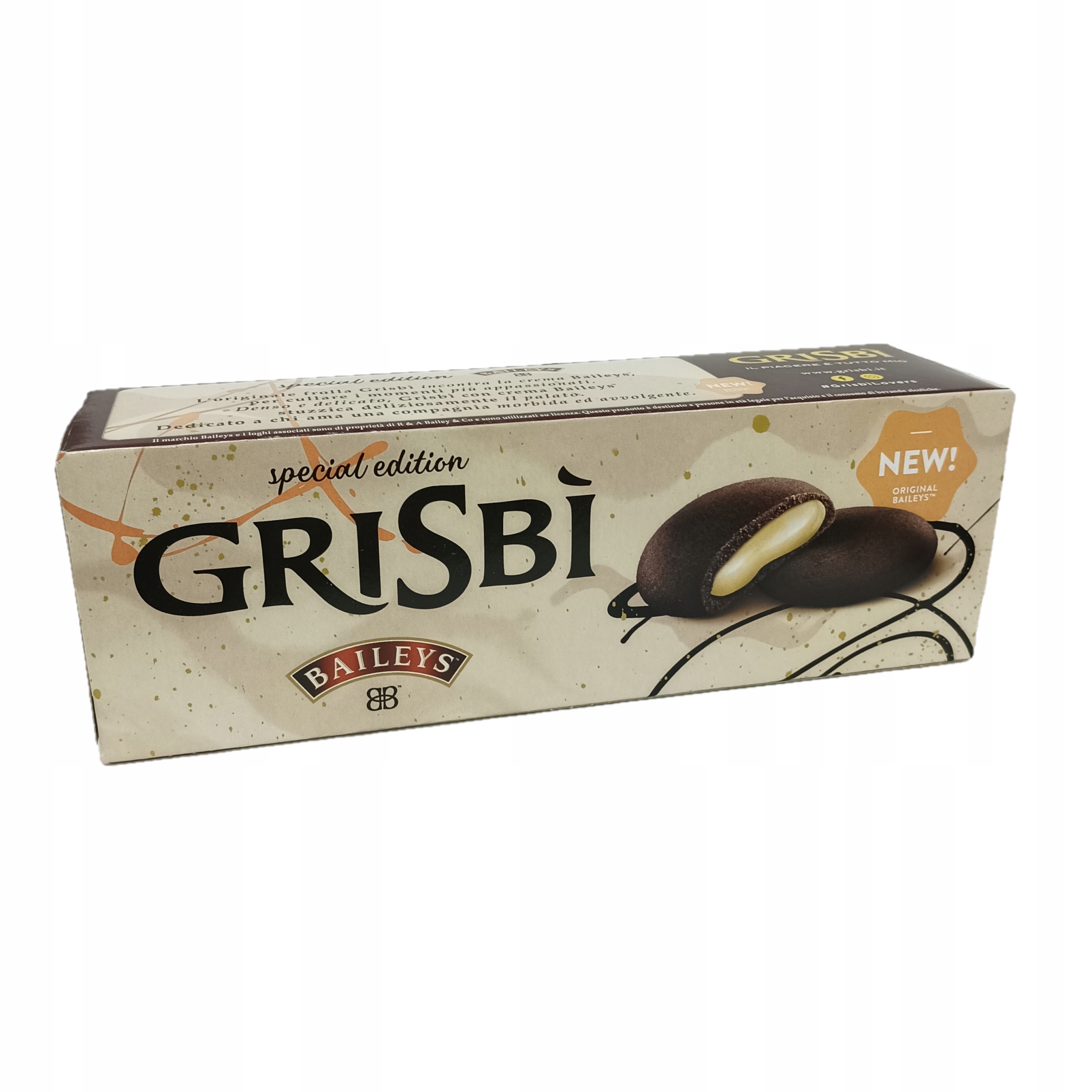 Kruche ciastka z nadzieniem likierowym Baileys