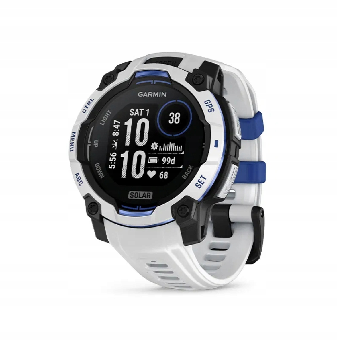 Smartwatch GARMIN Instinct 3 45mm SOLAR Whitestone – Twój niezawodny towarzysz w ekstremalnych warunkach