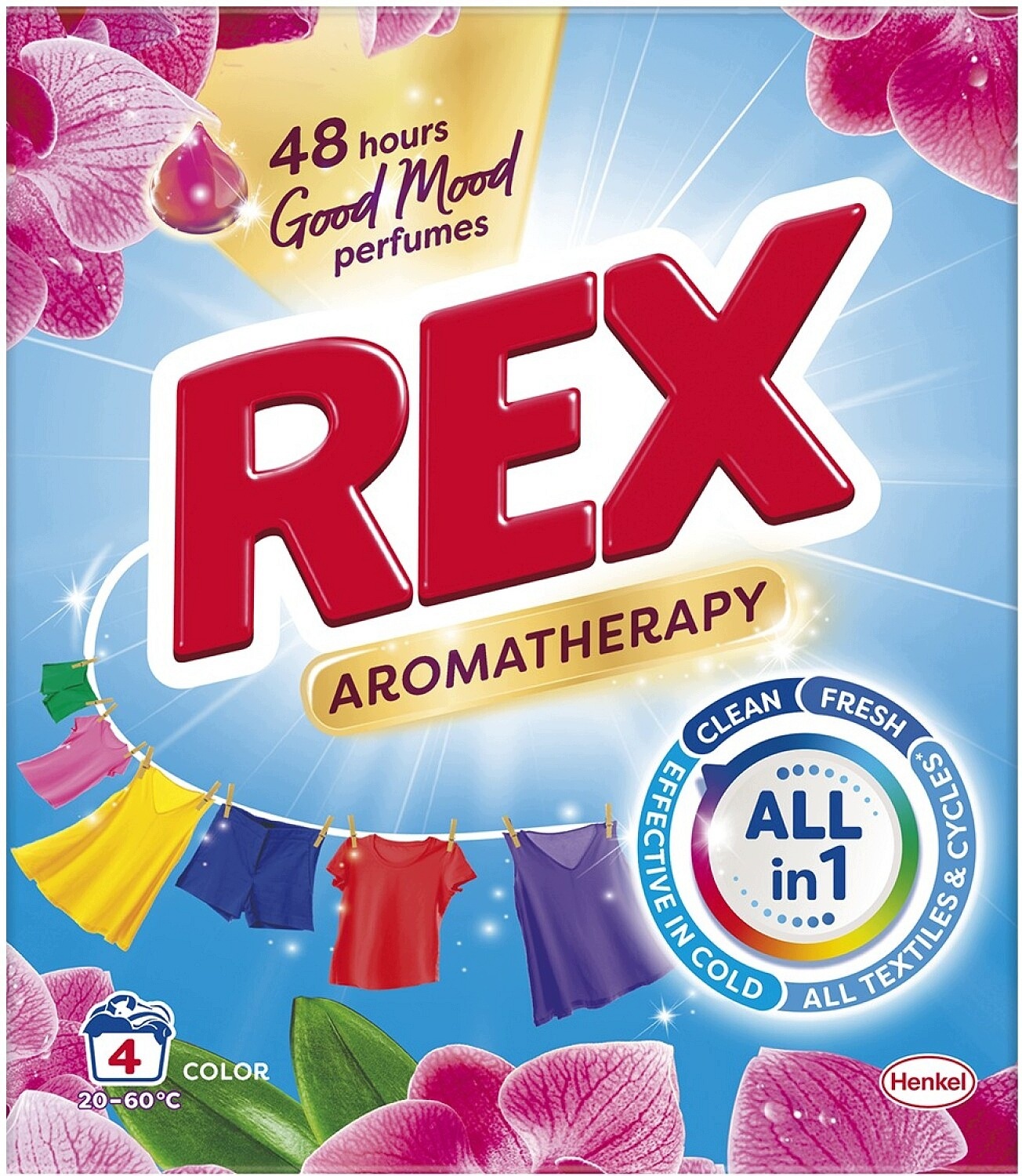 Detergent Powd RexAromatherapy 4WS 200G – Skuteczne pranie z aromaterapią