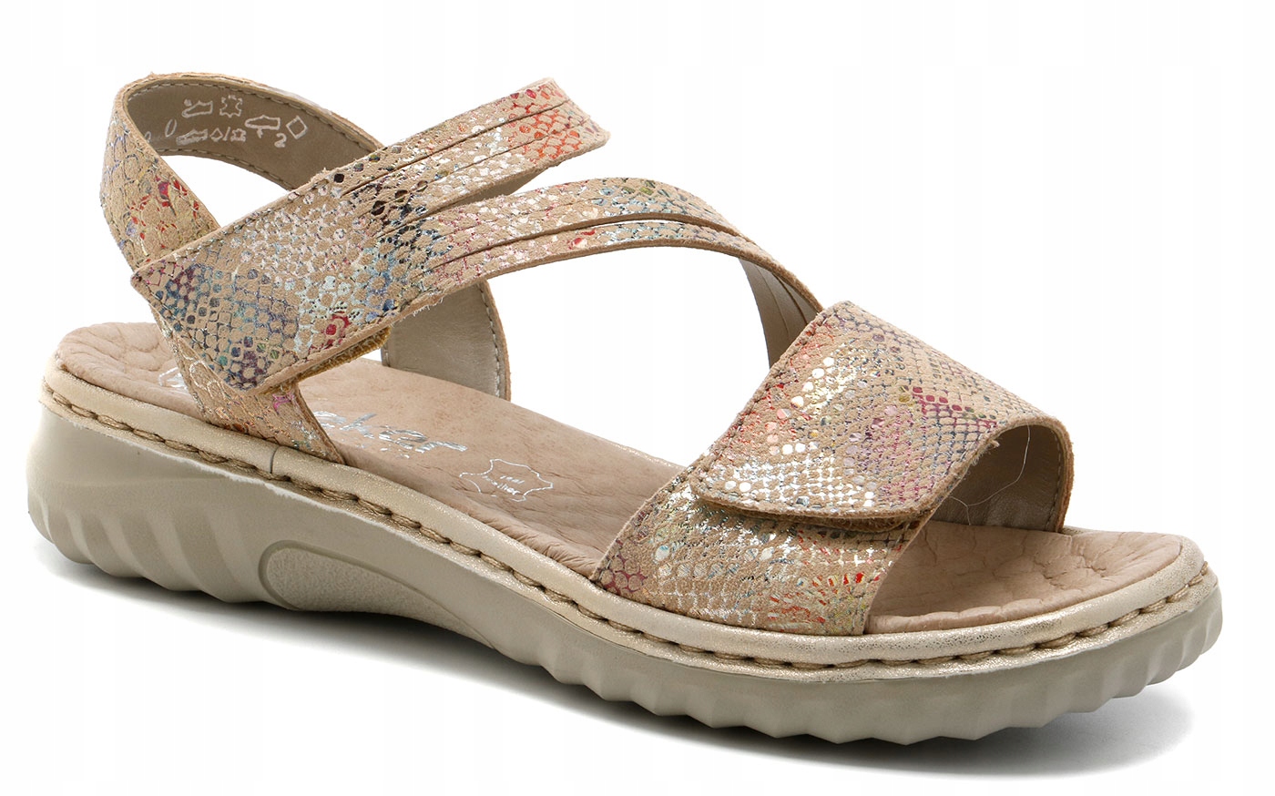 Sandały damskie Rieker 60464-90 – Wygoda i styl na lato