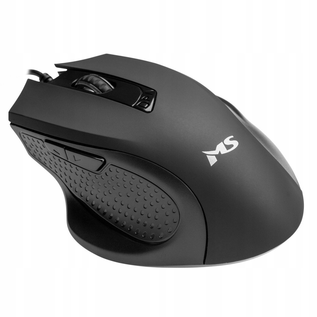 MS Focus C115 Czarna – Wydajna mysz przewodowa do komputera