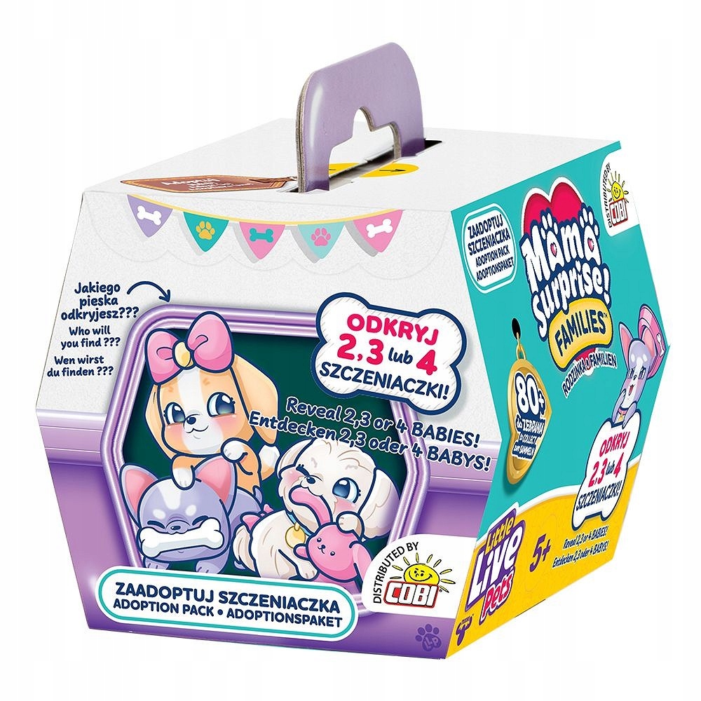 Little Live Pets Mama Surprise! Families! – Zaadoptuj szczeniaczka!