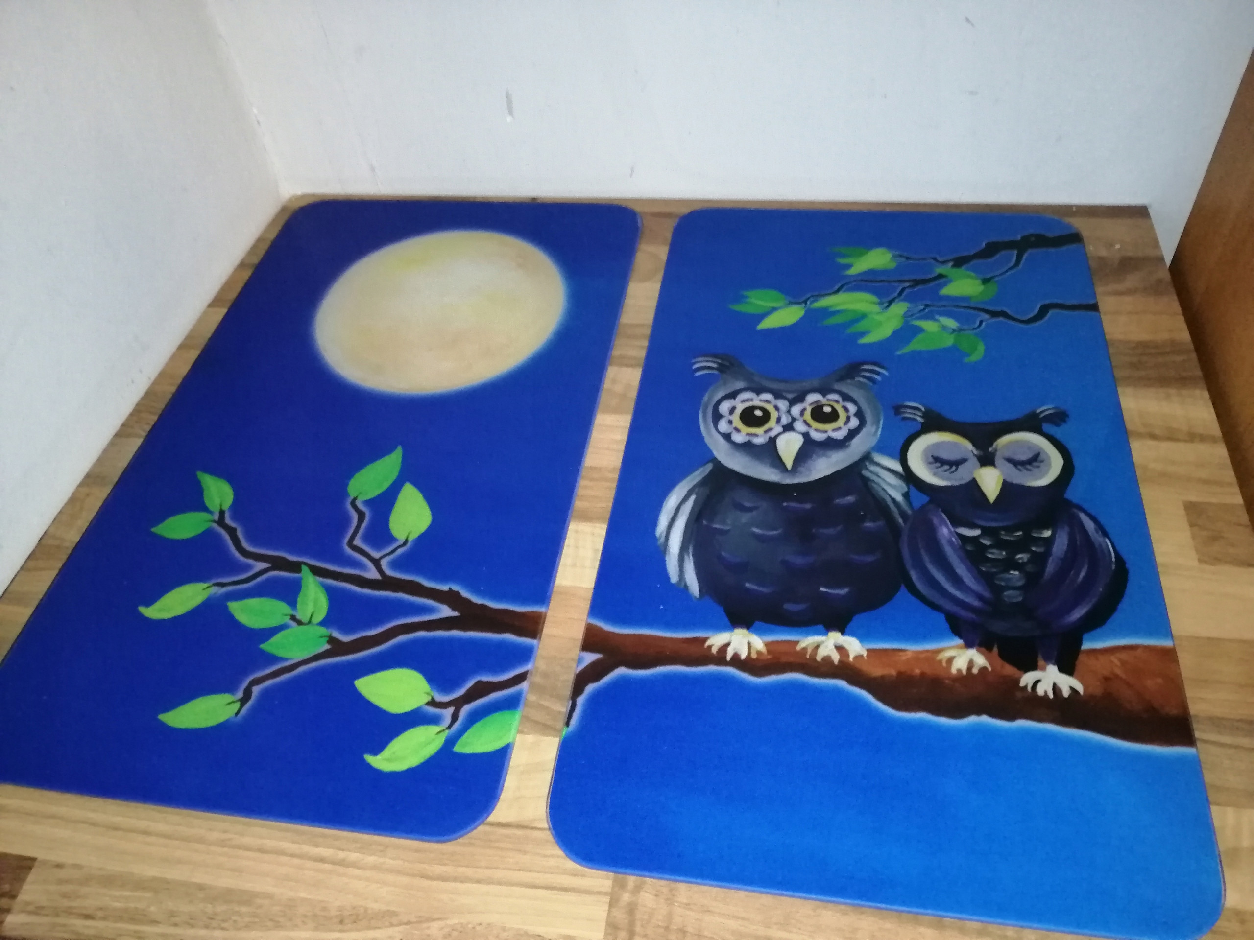 Zestaw 2 płyt osłonowych do kuchenek ceramicznych, elektrycznych i gazowych