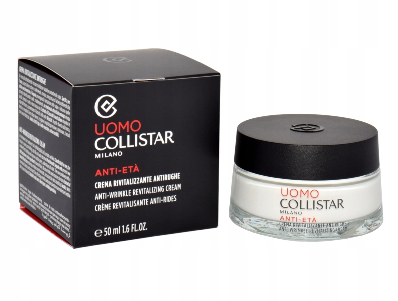 Collistar COLLISTAR MAN REVITALIZING ANTI-WRINKLE CREAM 50ML – Innowacyjna pielęgnacja dla mężczyzn