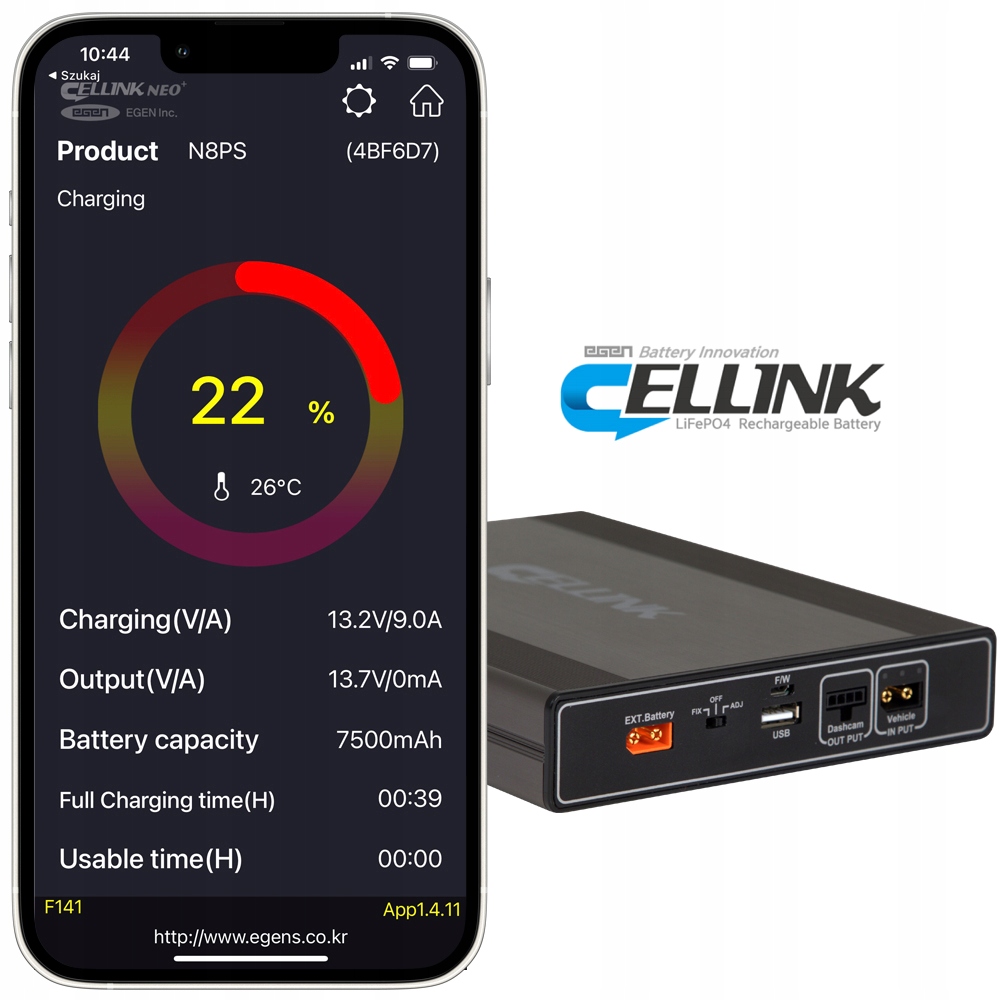 Wysoka pojemność 7500 mAh – Szybkie ładowanie i długotrwałe działanie