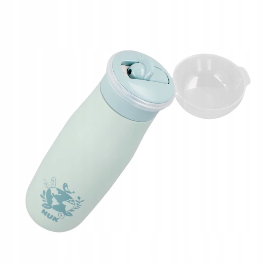 Praktyczna nakrętka 2 w 1 – Butelka i kubek ze słomką w jednym