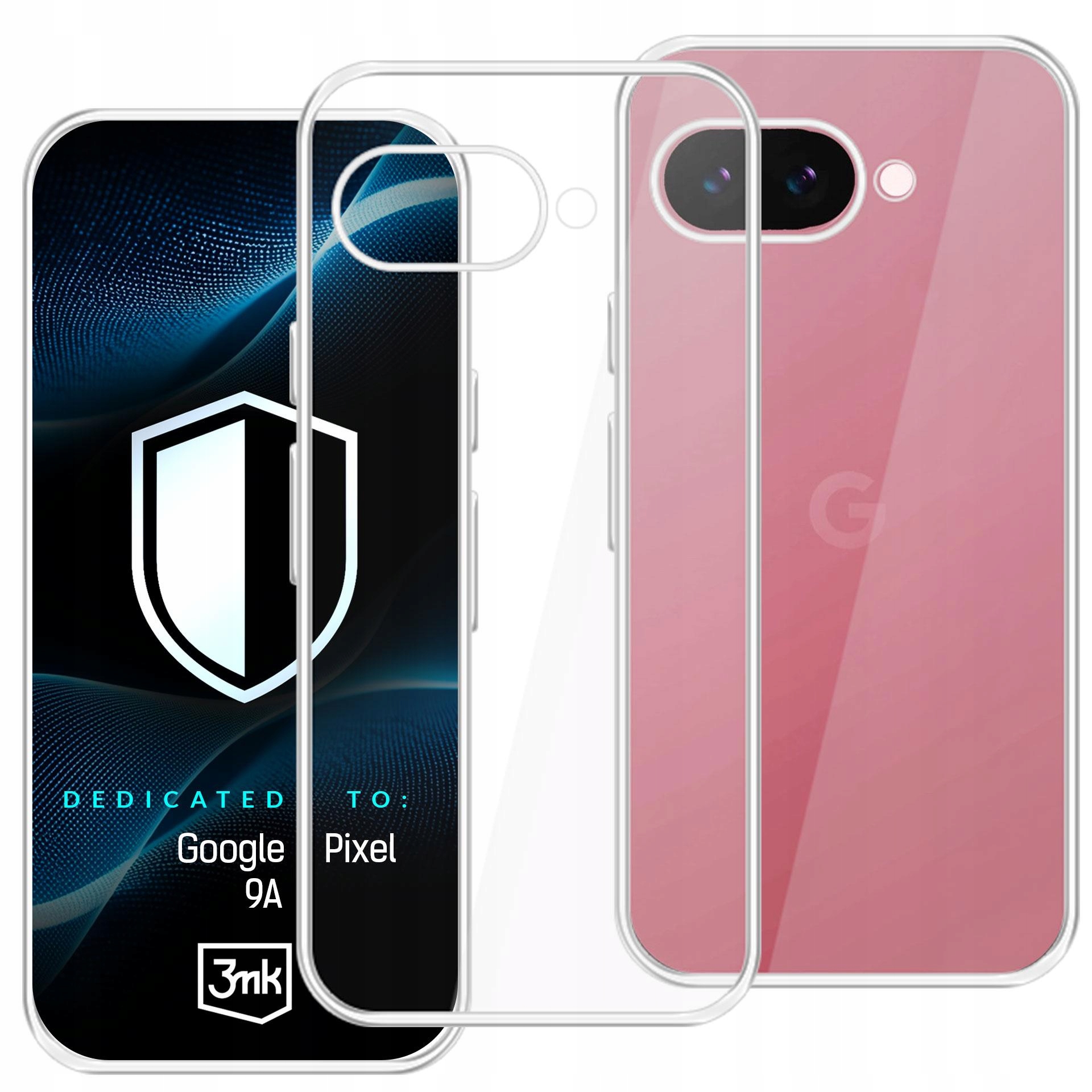 Google Pixel 9A – Przezroczyste etui 3mk HARDY® Vision Case™