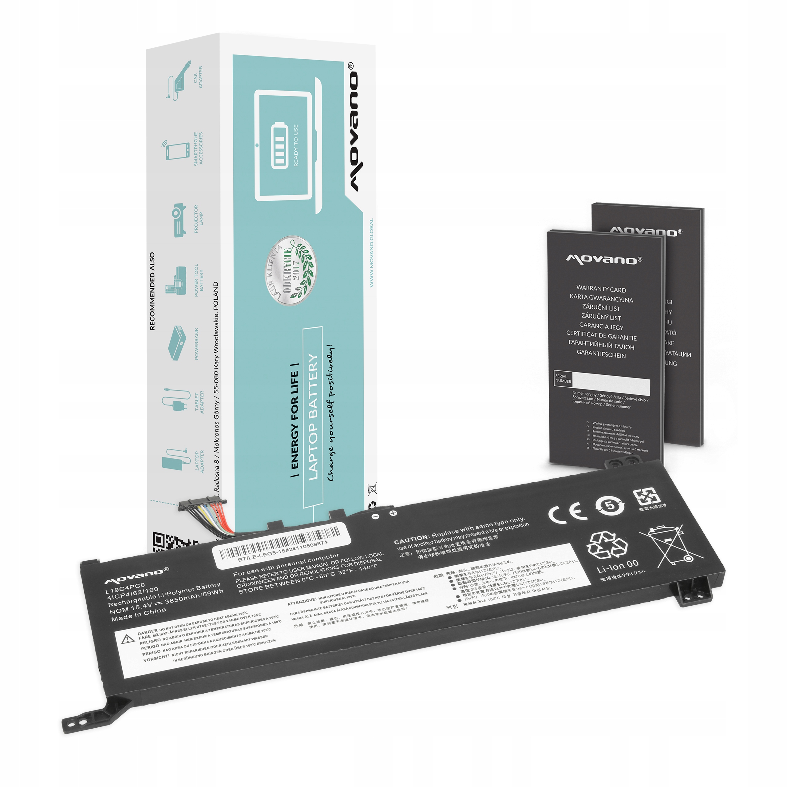 Bateria Movano do Lenovo Legion 5, 5P, 7 15IMH05, 15ARH05 – Wydajność i niezawodność