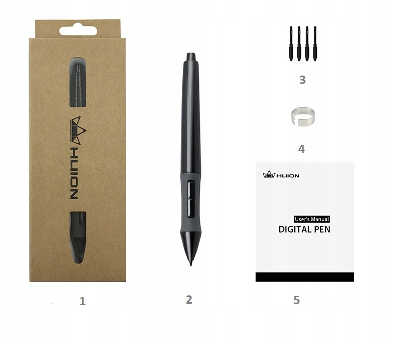 Zestaw Zawiera: Pióro, Końcówki i Narzędzie do Zmiany