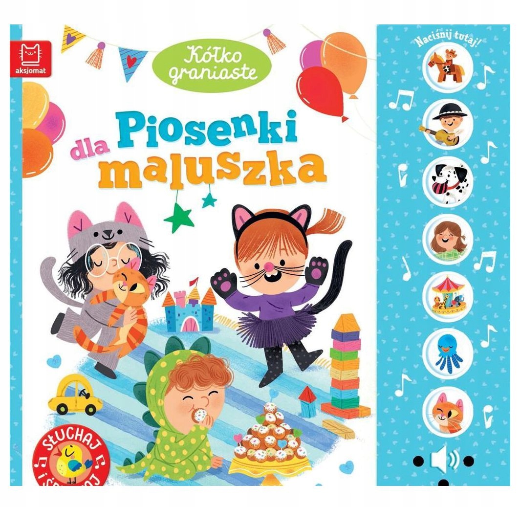 Kolorowe ilustracje i czytelne teksty