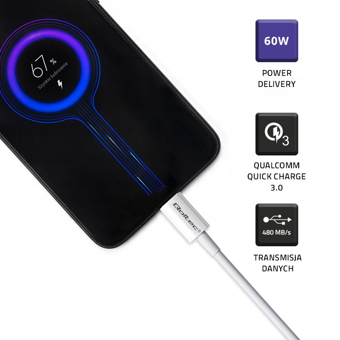 Standard USB 2.0 i przepustowość 480 MB/s