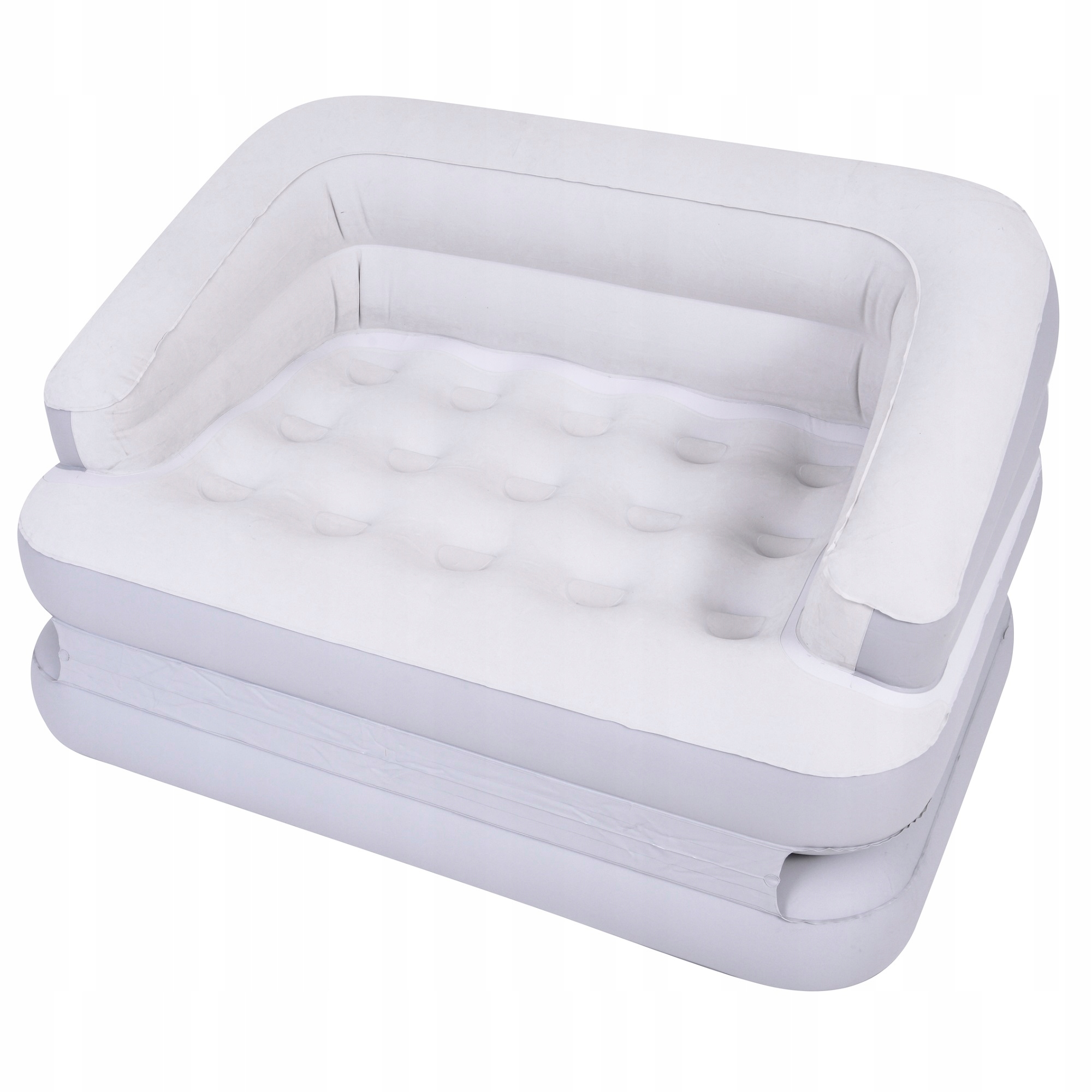 Dmuchana Sofa Materac Składana Dwu Częściowa AVENLI 198 x 138 x 62 cm – Komfort i wszechstronność