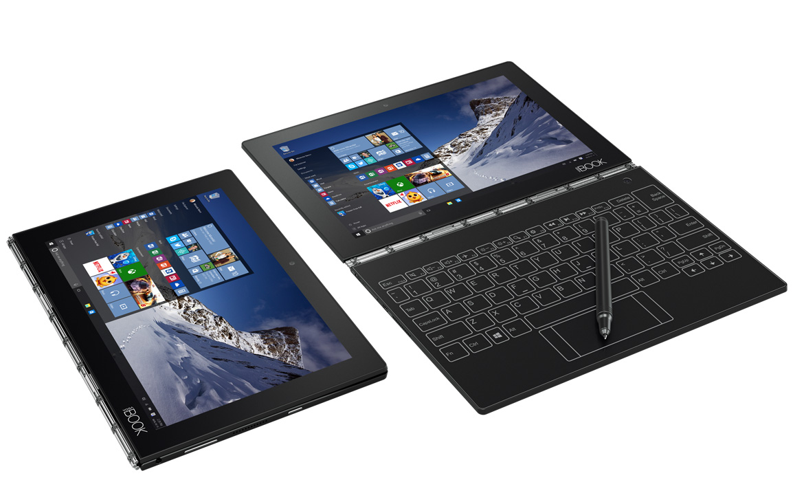 Potęga systemu Windows na Yoga Book.