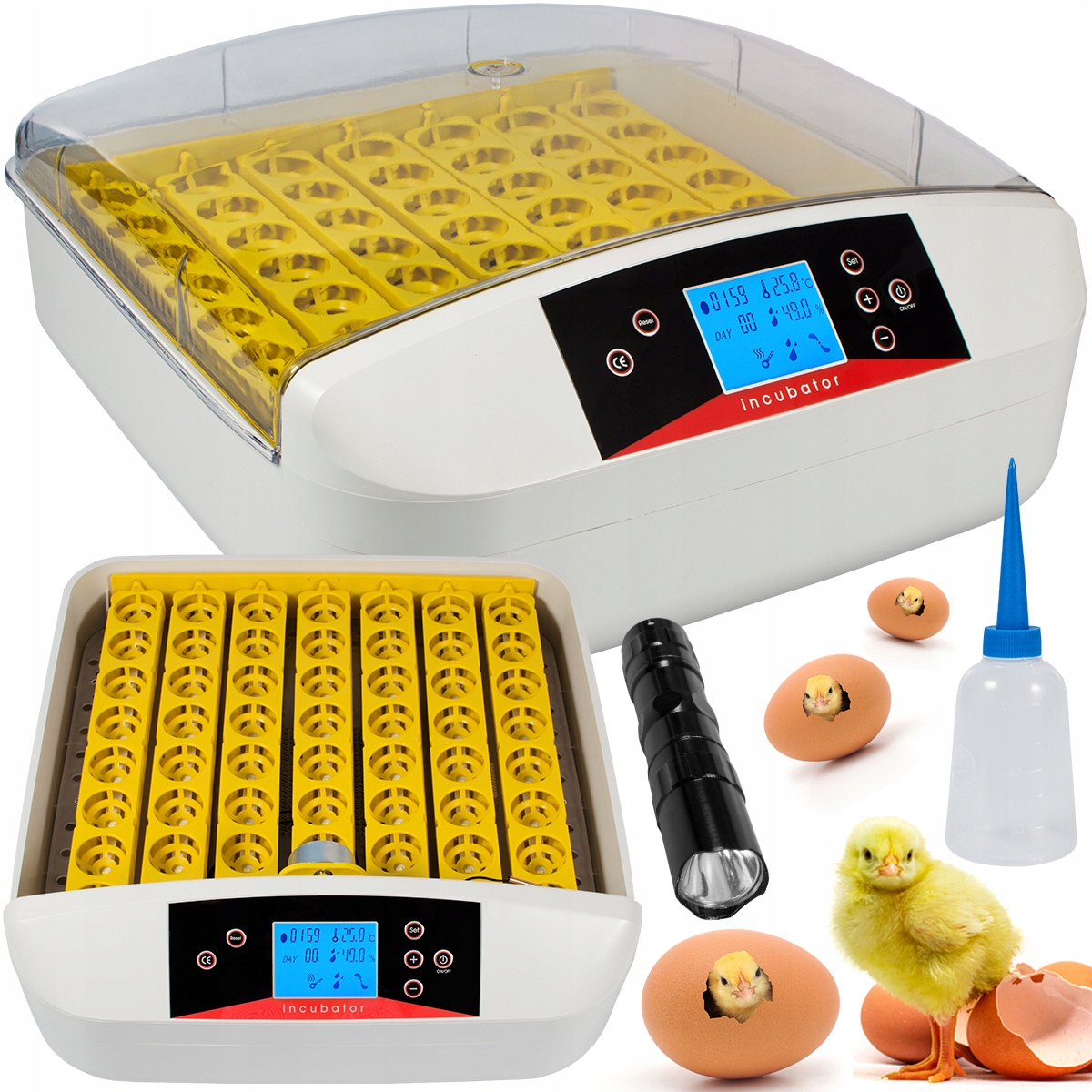 Inkubator do jajek Heckermann EW-56A – Nowoczesne rozwiązanie dla hodowli drobiu