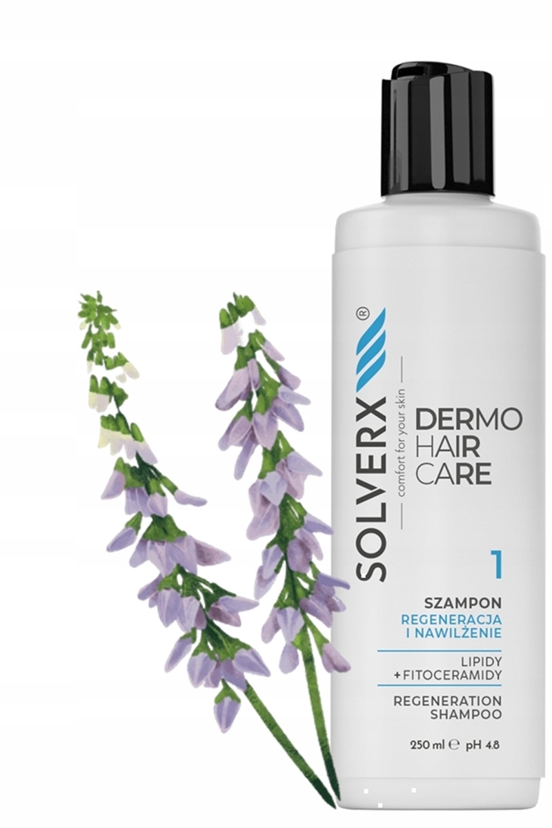 SOLVERX Dermo Hair Szampon do włosów Regeneracja i nawilżenie – Twoje włosy zasługują na najlepszą pielęgnację