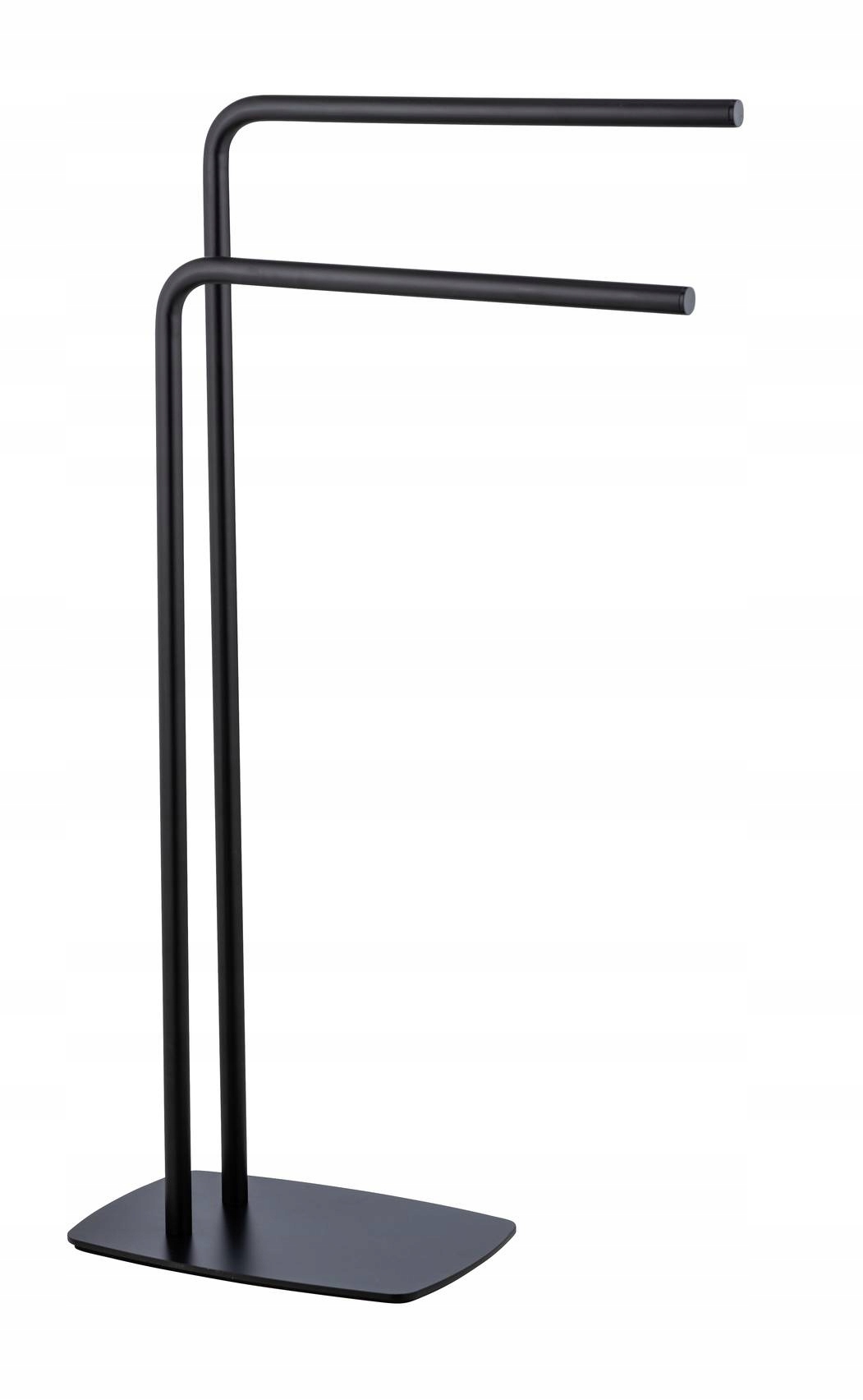 Wenko Wieszak na ręczniki z 2 szczebelkami, czarny IRIA – Eleganckie rozwiązanie do Twojej łazienki