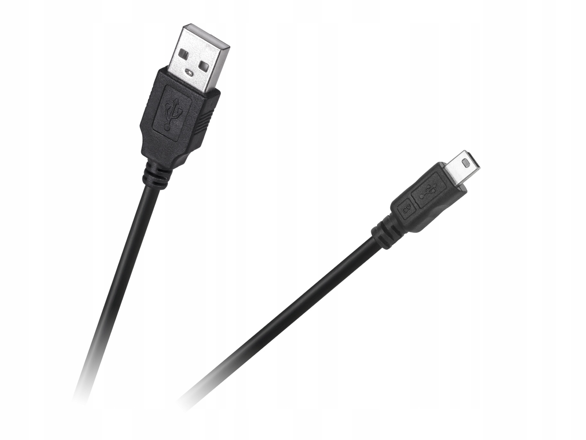 Kabel USB-A - miniUSB 1.8 m Czarny (KPO4010-1.8) – Wysoka jakość i wszechstronność