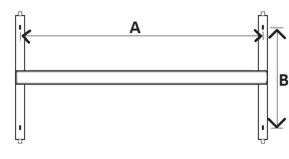 Wymiary uchwytu montażowego