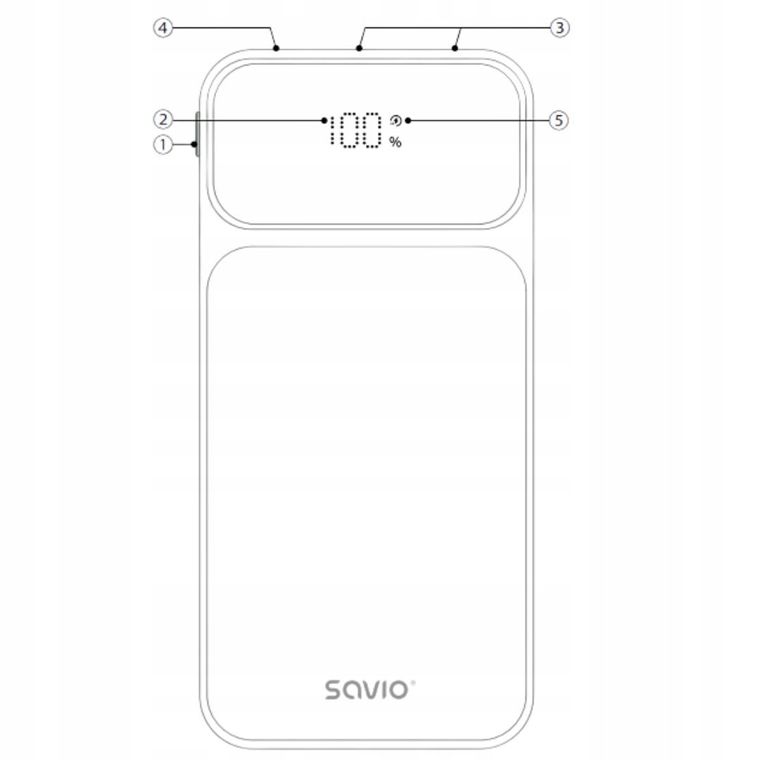 Czytelny wyświetlacz LED – Pełna kontrola nad naładowaniem