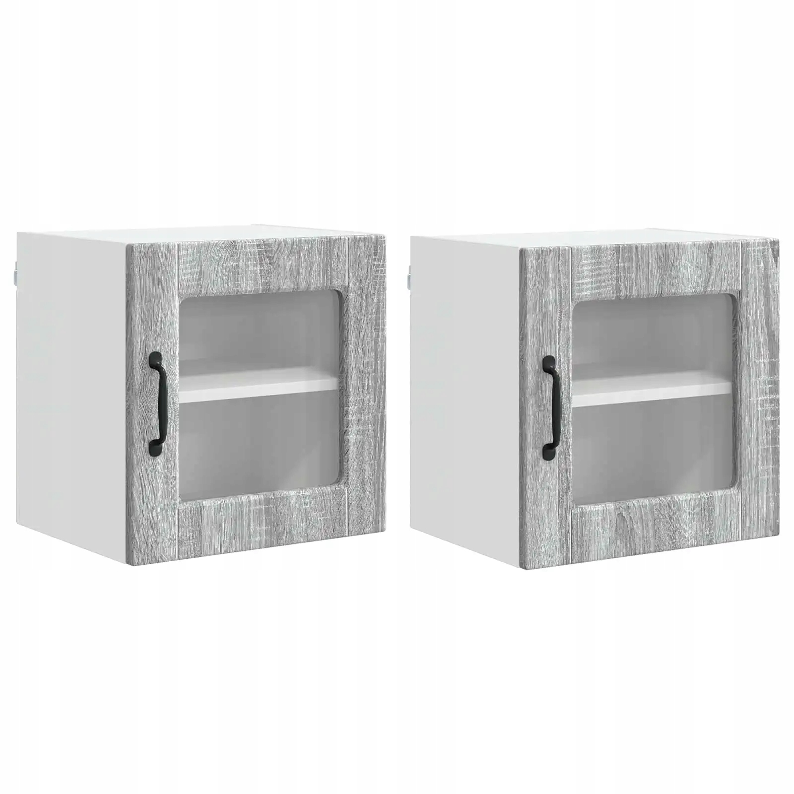 vidaXL Front do zmywarki z półką 2 pcs Szary Sonoma – Elegancja i funkcjonalność w Twojej kuchni