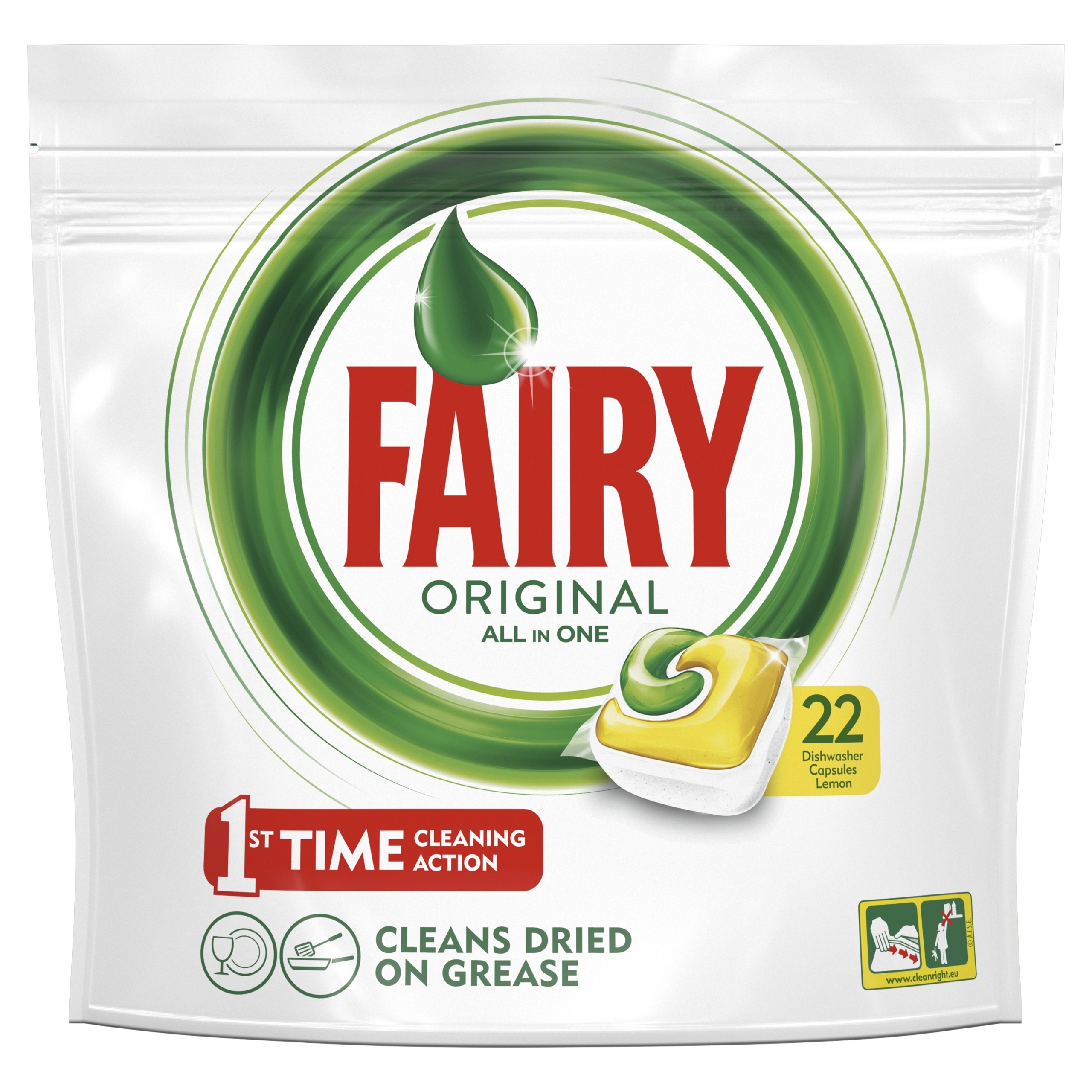 Kapsułki do zmywarki Original All in One Lemon – Doskonałe czyszczenie dla Twoich naczyń