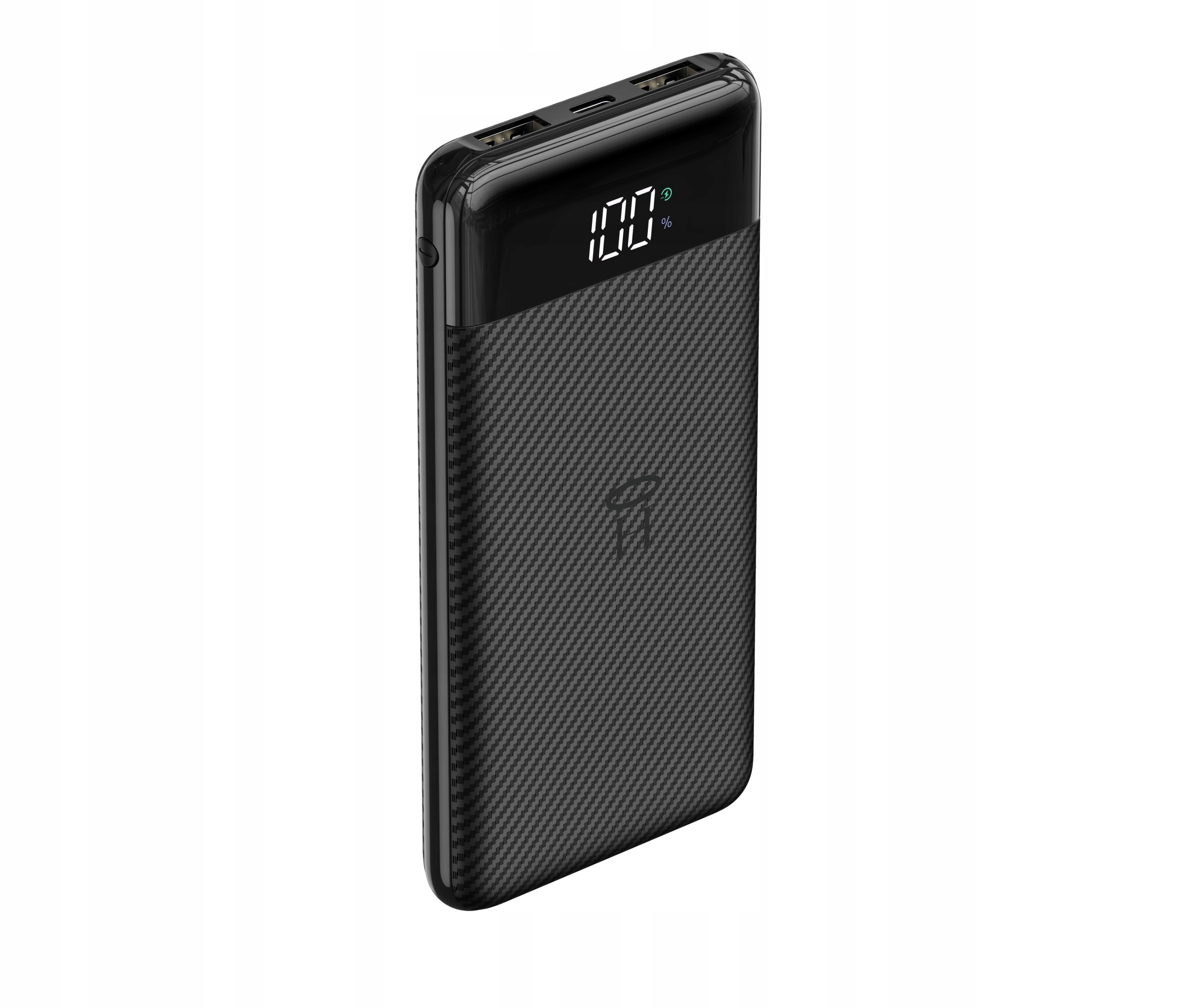 Powerbank 4kom.pl VEGER 10 000 mAh L11 (W1087) czarny – Niezawodne źródło energii