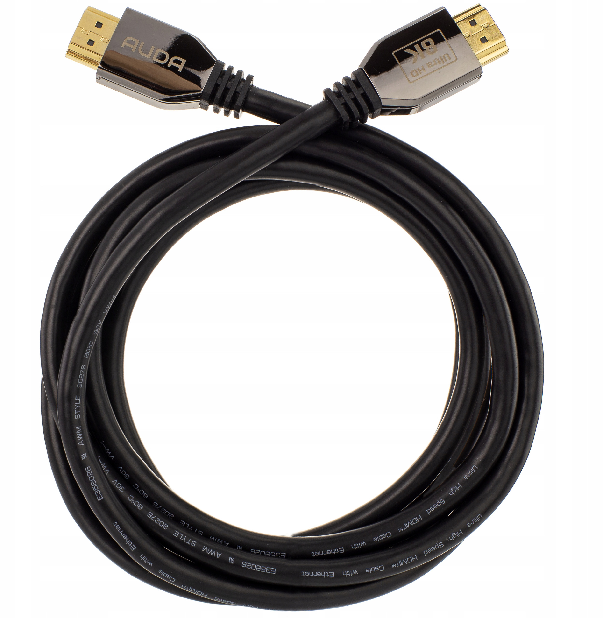 Kabel AUDA Prestige HDMI 2.1 8K Ultra High Speed 0,5m – Najwyższa jakość połączeń audio-wideo