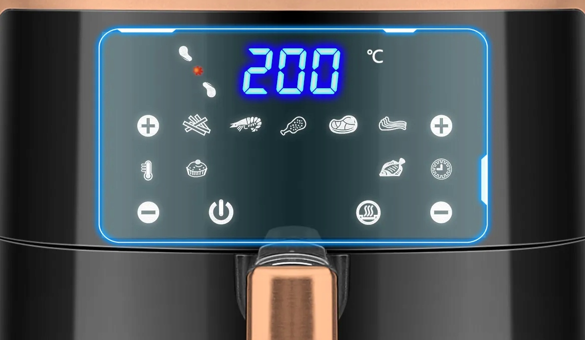 Frytkownica Beztłuszczowa 1900W Aigostar Ava 7L Smart Wifi – Zdrowe gotowanie bez tłuszczu