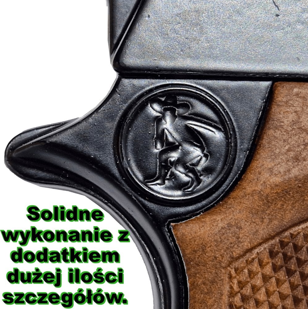 Pistolet Metalowy Na Kapiszony COLT GONHER Policyjny Hukowy 8-Strzałowy TOMDORIX