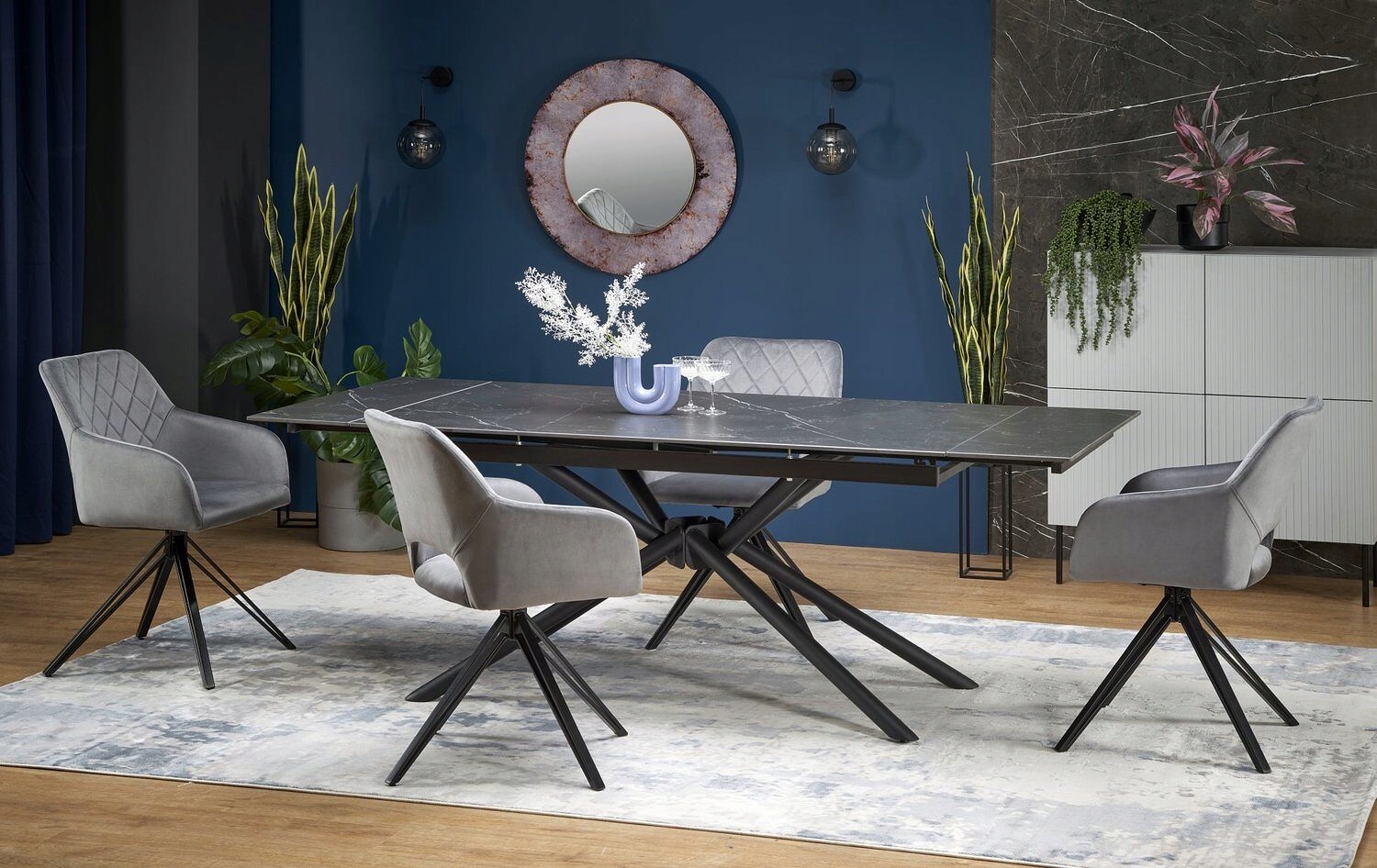 Stół rozkładany VITORINO 160 (220)x90 cm – Elegancja i funkcjonalność w Twoim wnętrzu