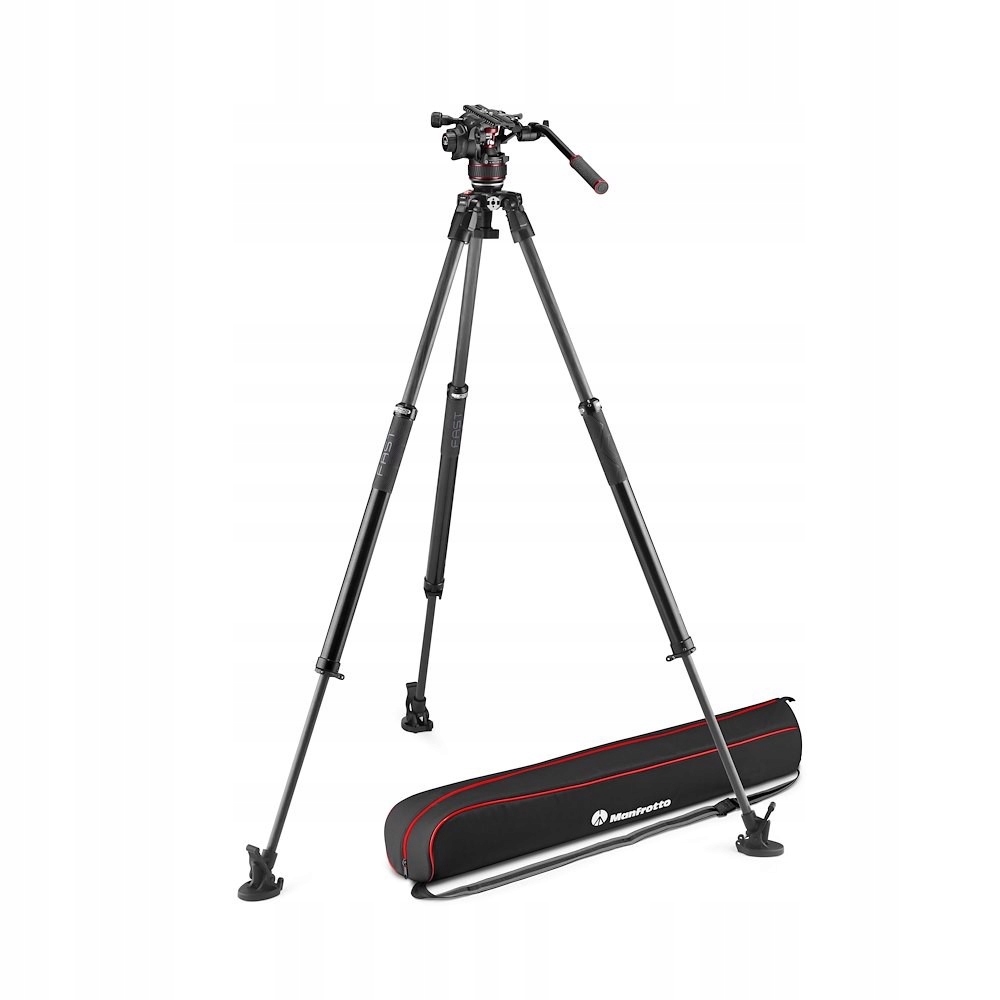 Statyw Manfrotto Zestaw 635 Carbon Fast Single + głowica 612 – Profesjonalne wsparcie dla kamerzystów
