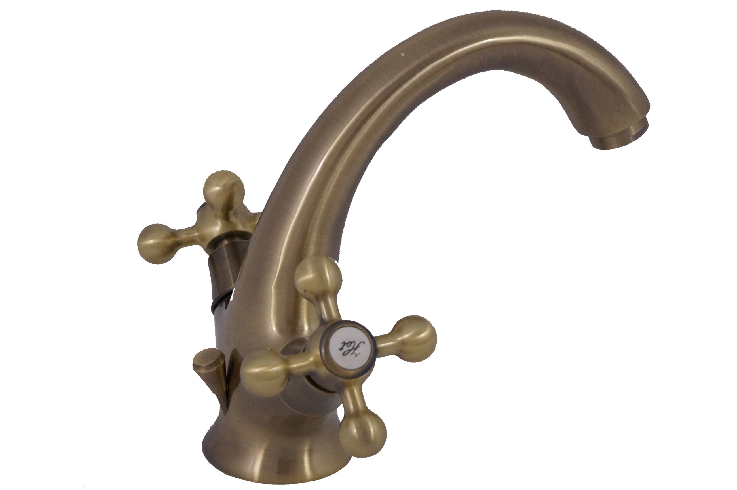 Wykończenie w kolorze mosiądzu antycznego – Styl retro w Twojej łazience