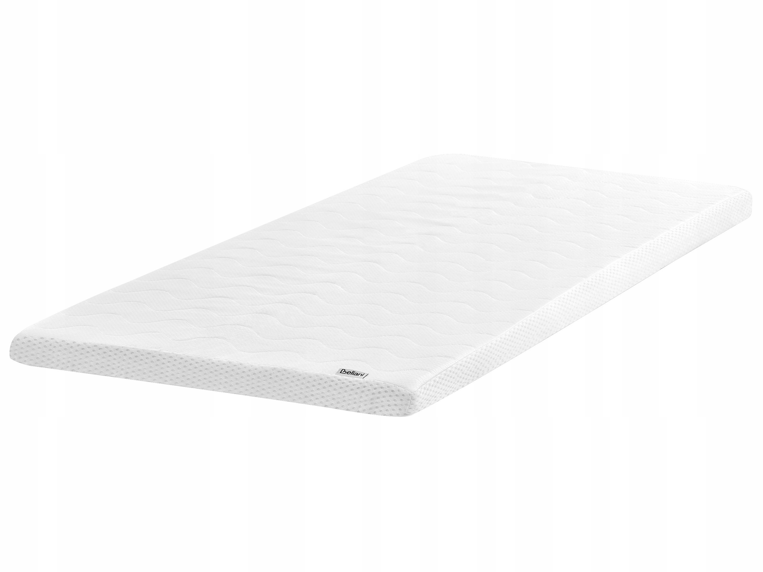 Materac nawierzchniowy topper żelowy piankowy 90 x 200 cm FROSTY – Komfort i wsparcie dla Twojego snu