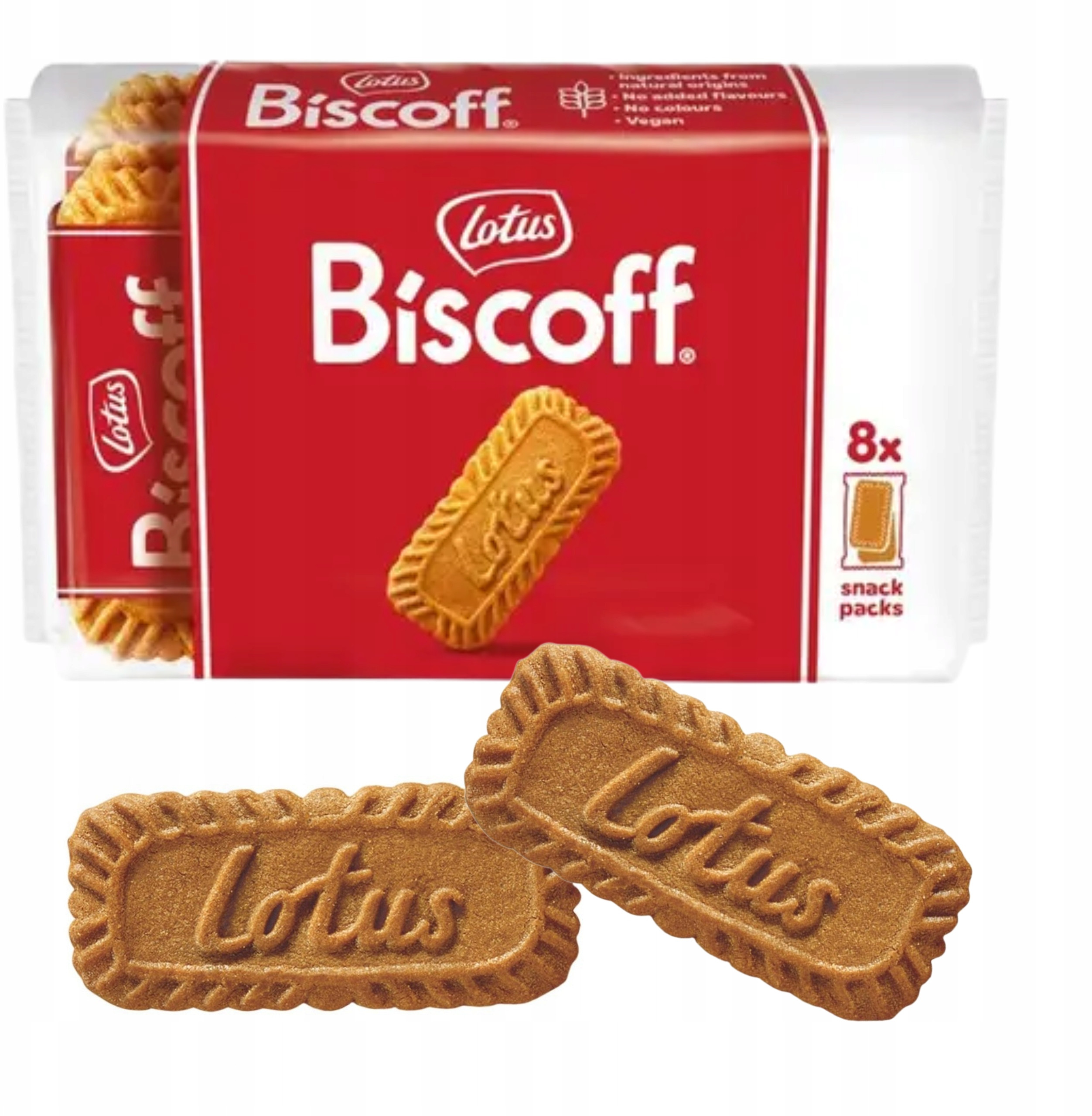 Ikoniczne ciasteczka karmelowe Lotus Biscoff