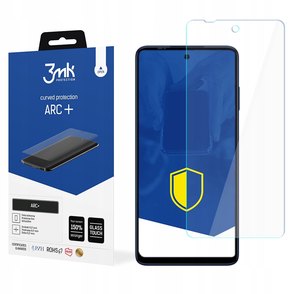 MOTOROLA EDGE 2021 - 3MK ARC+ – Najlepsza ochrona dla zaokrąglonego ekranu