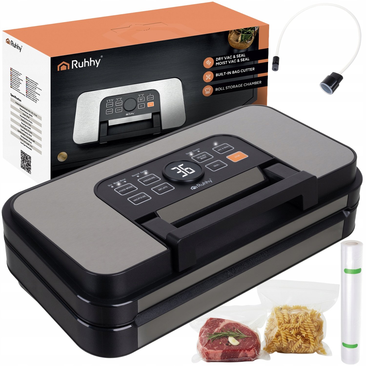 Zgrzewarka do folii - zestaw Ruhhy 24757 – Twoje wsparcie w kuchni