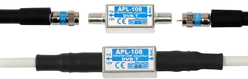 Wzmacniacz antenowy APL-108 przelotowy