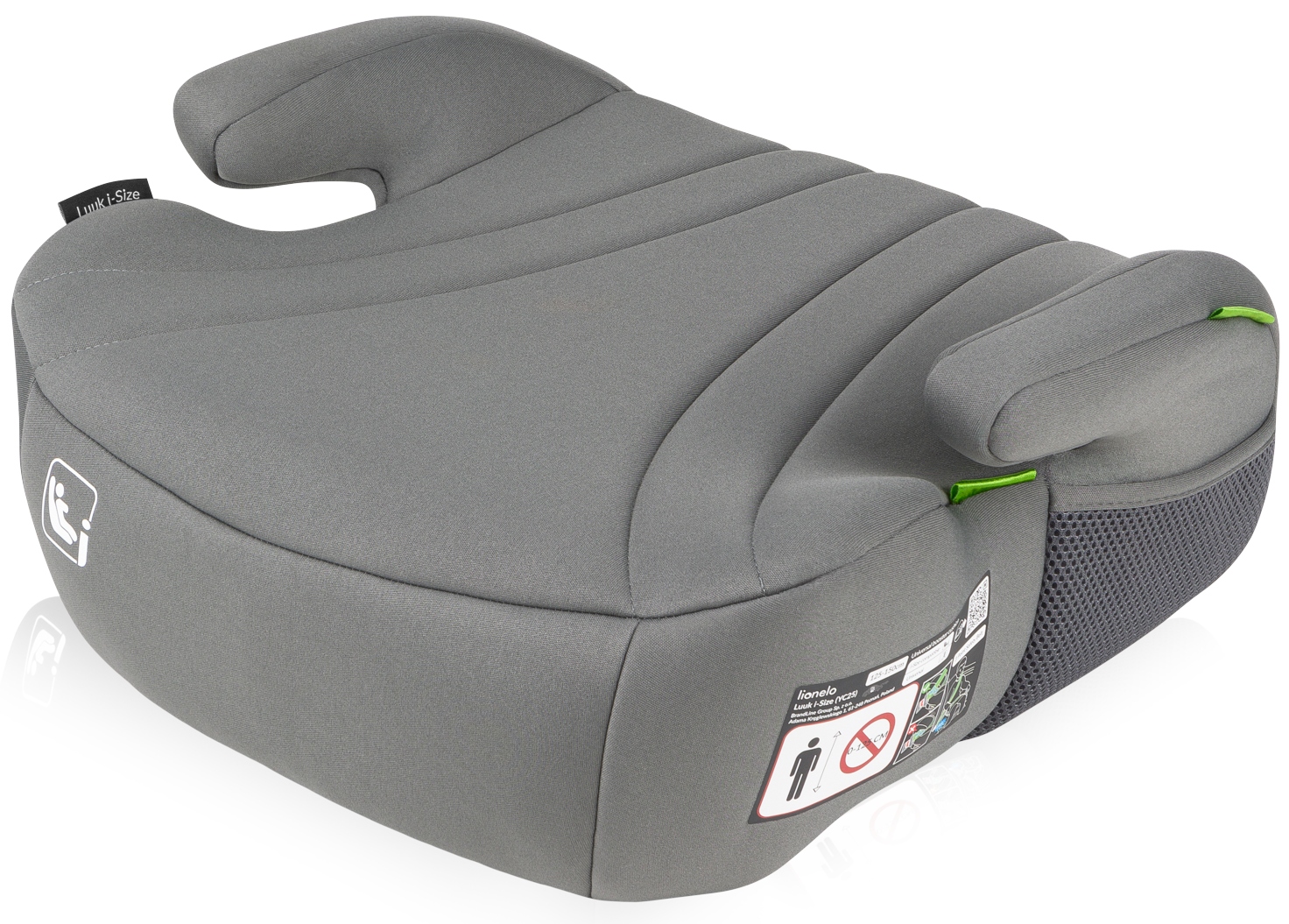 Fotelik samochodowy Lionelo Luuk I-Size szary – Bezpieczna podróż dla Twojego dziecka