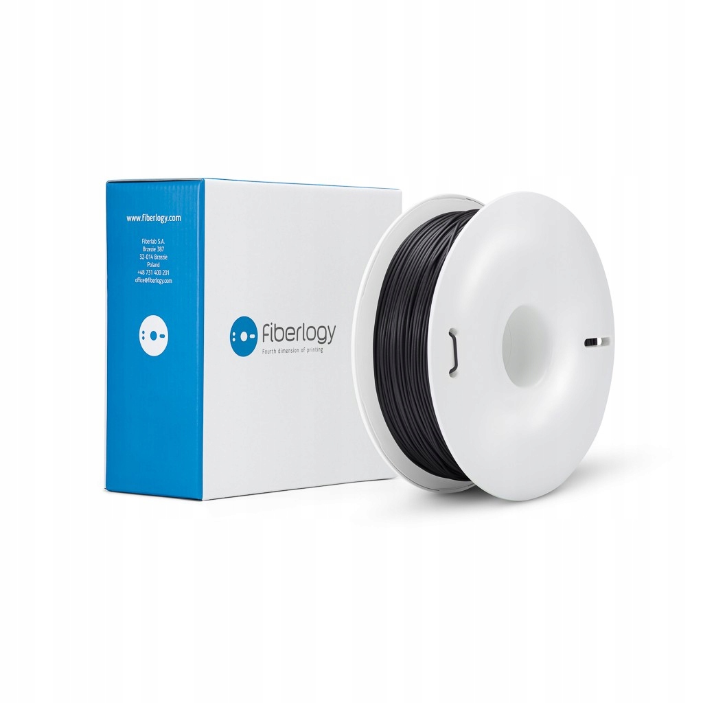 Filament PP 1,75 mm 0,75 kg - Czarny od Fiberlogy