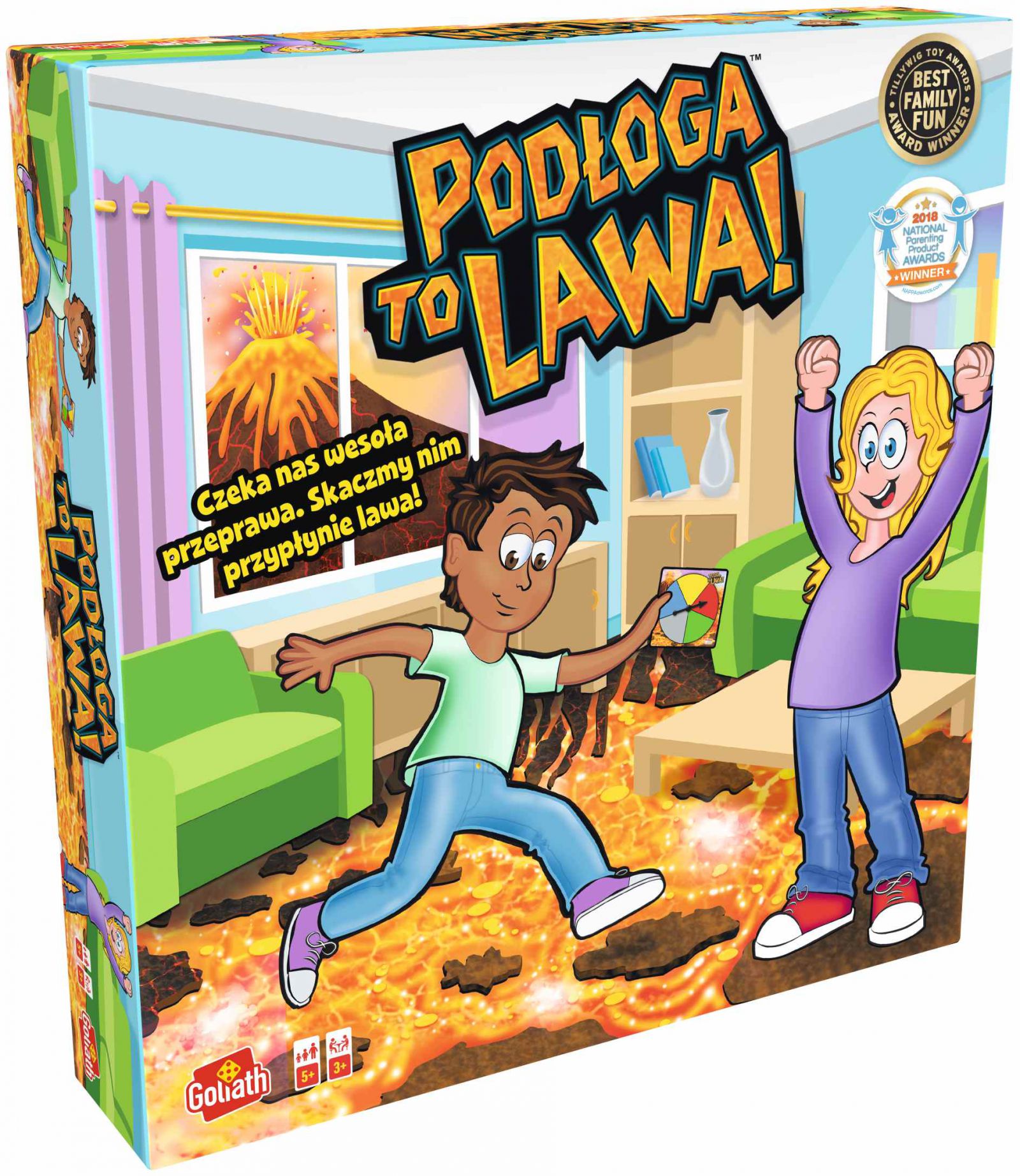 Goliath Podłoga to lawa – Gra zręcznościowa dla całej rodziny