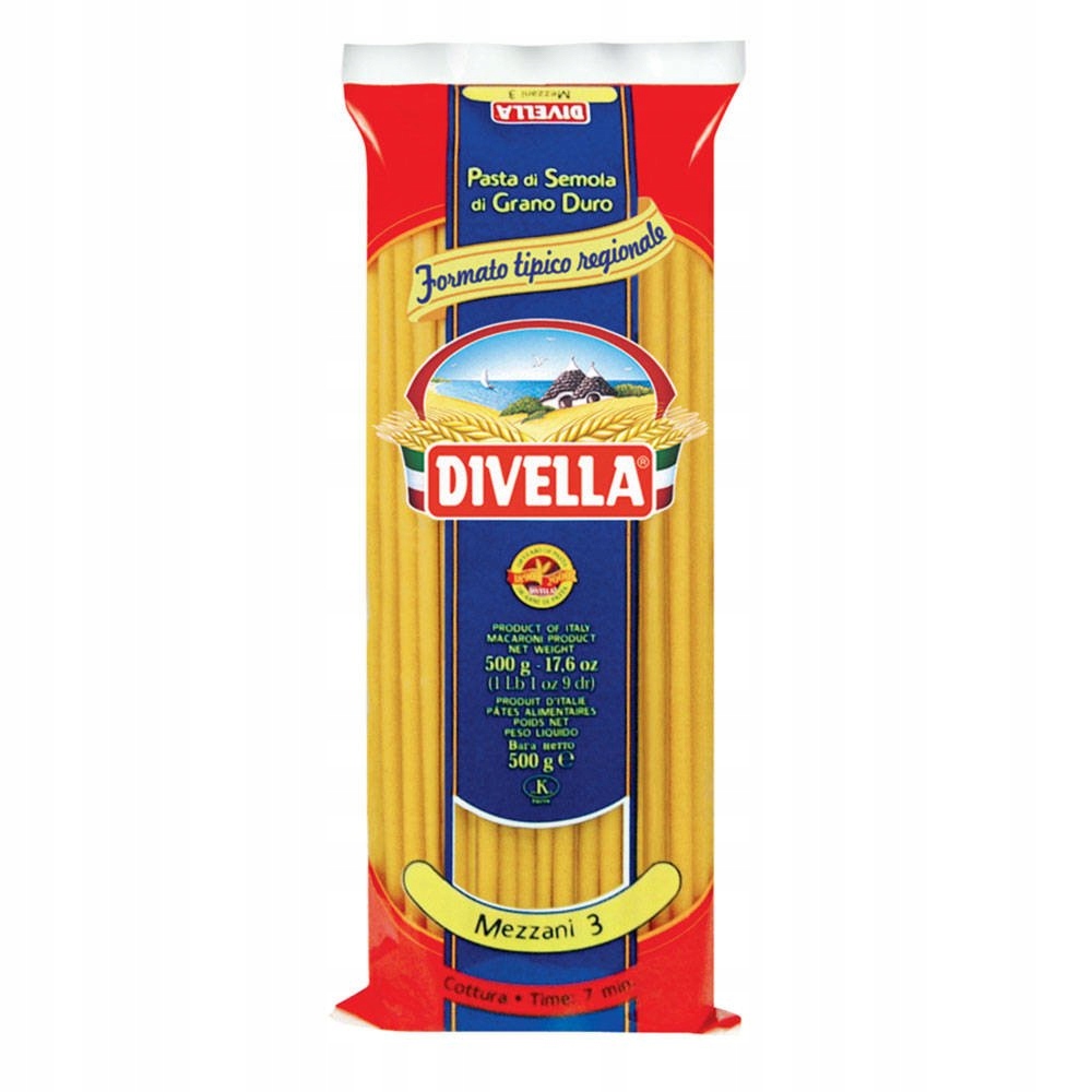 Makaron Mezzani n. 3 Formati Speciali 500g - Divella – Włoska jakość na Twoim stole