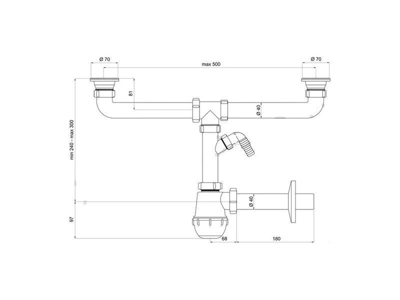 Regulowana wysokość – Dopasowanie do różnych instalacji