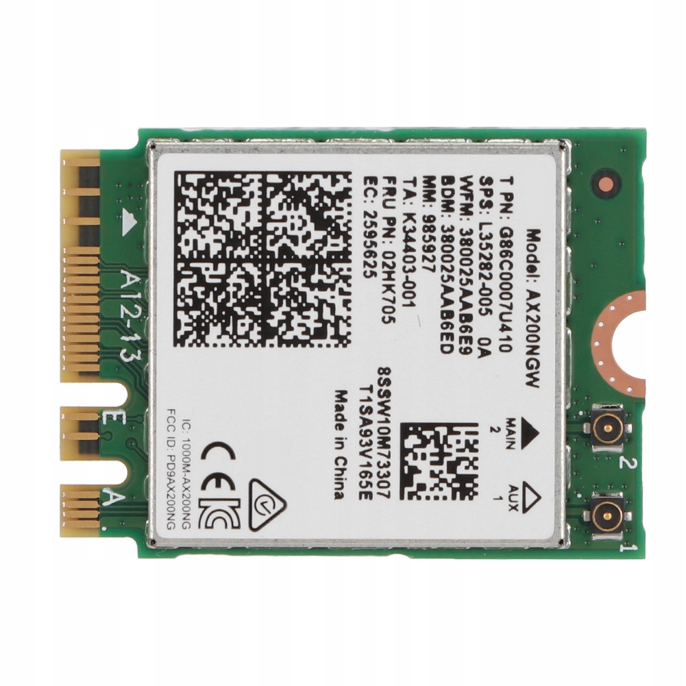 Standardy Wi-Fi: Obsługuje 802.11a/b/g/n/ac/ax