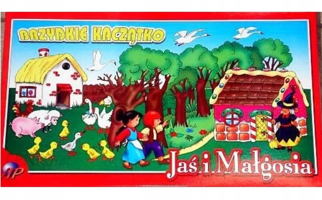 2 gry Jaś i Małgosia/Brzydkie kaczątko 54131 – Idealna zabawa dla dzieci