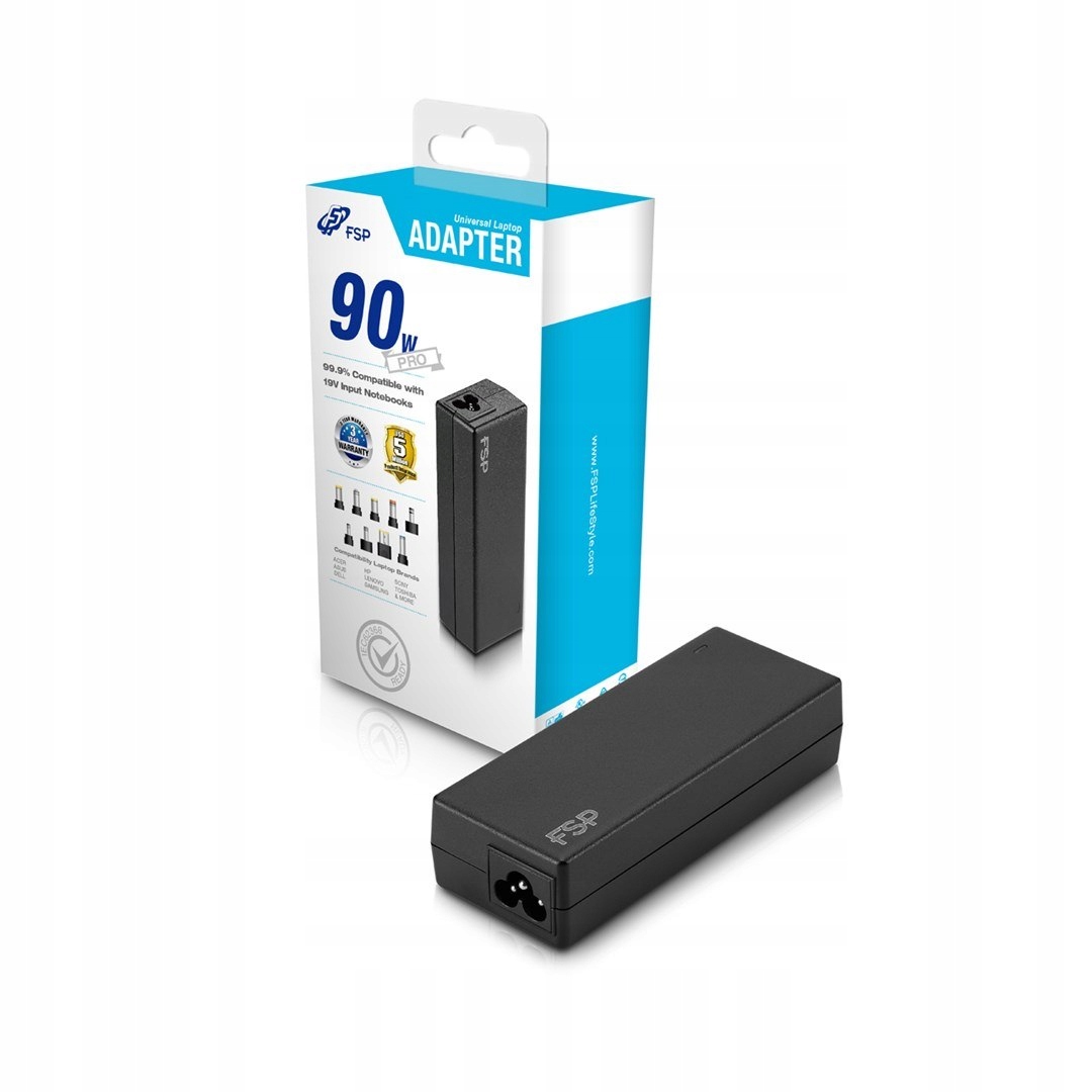 Wymiary zasilacza: 58 mm x 134 mm x 32 mm – Kompaktowy design