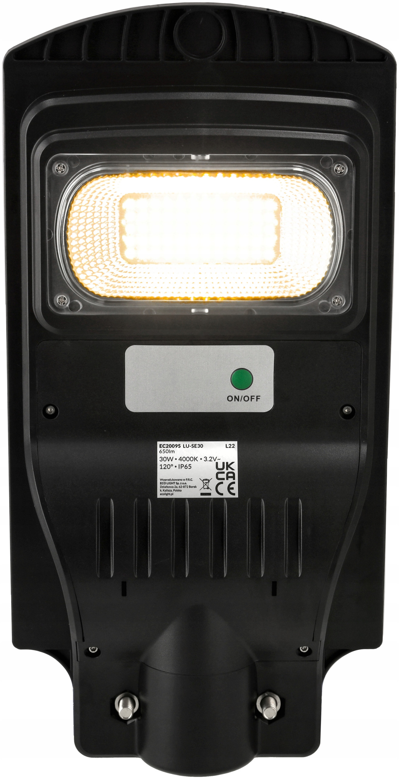 Wymiary i design lampy ulicznej