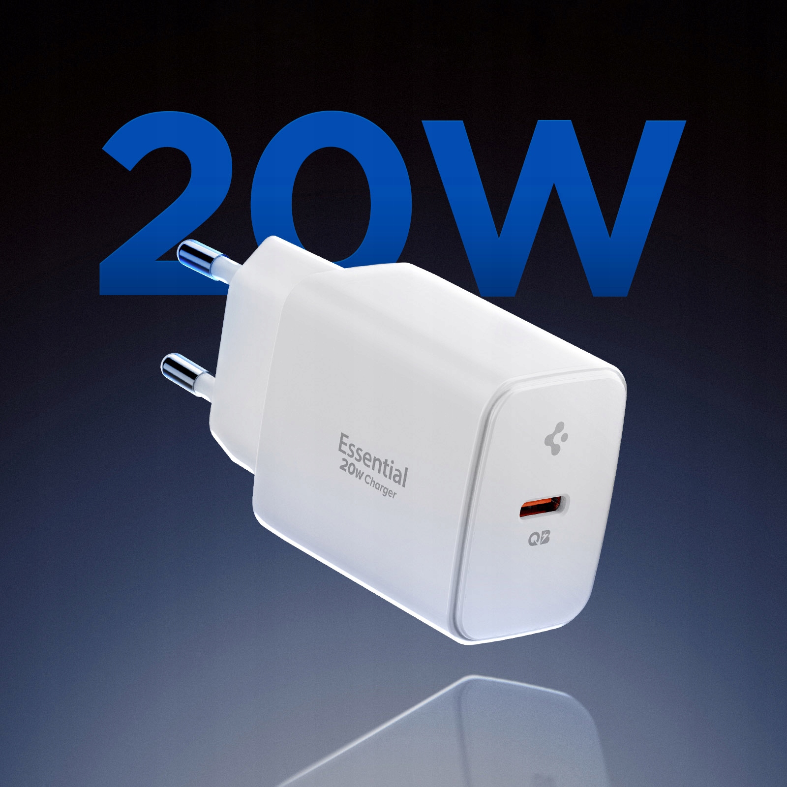 Ładowarka sieciowa Spigen Essential EE201EU 20W – Szybkie i bezpieczne ładowanie