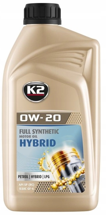 K2 OLEJ SILNIKOWY 0W20 HYBRID 1L – Wydajność i ochrona silnika