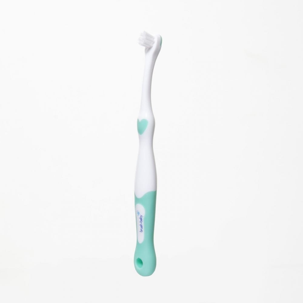 Wygodna szczoteczka FirstBrush dla delikatnych zębów